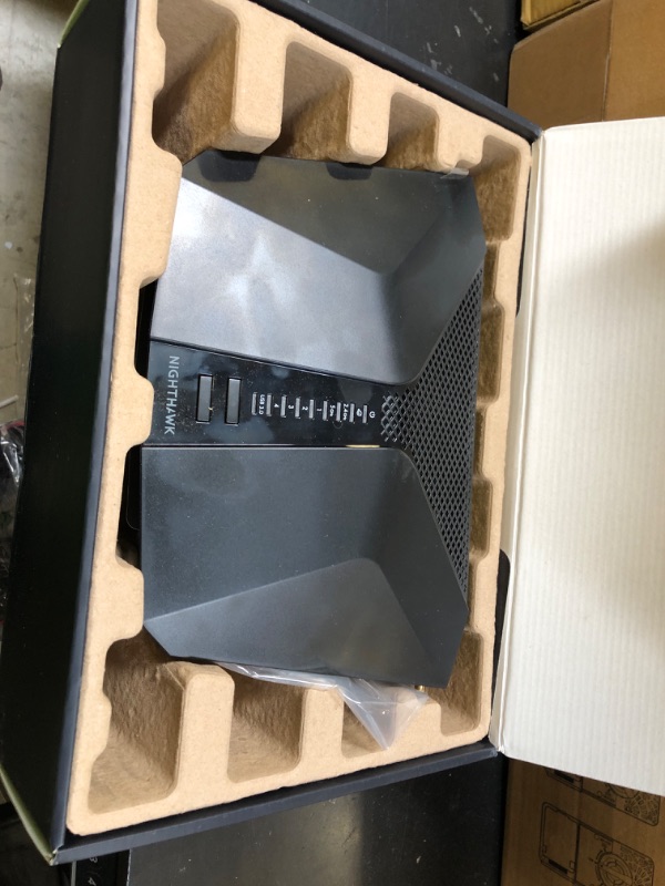Photo 1 of NETGEAR Nighthawk 6-Stream Dual-Band WiFi 6 Router (RAX54S) – Security Features, AX5400 Wireless Speed, Up to 5.4 Gbps, Covers up to 2,500 sq. ft., 25 Devices - 1-Year Armor Subscription Included