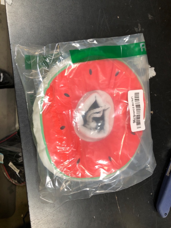 Photo 1 of Kitten Cones After Surgery 0-6 Months, Donut Extra Small Kitten Cone Collar Soft to Stop Licking Neck, Elizabethan e Collar for Recovery, xs Small Cat Cone Spray, Pet Soft Cone for Cats Watermelon S
