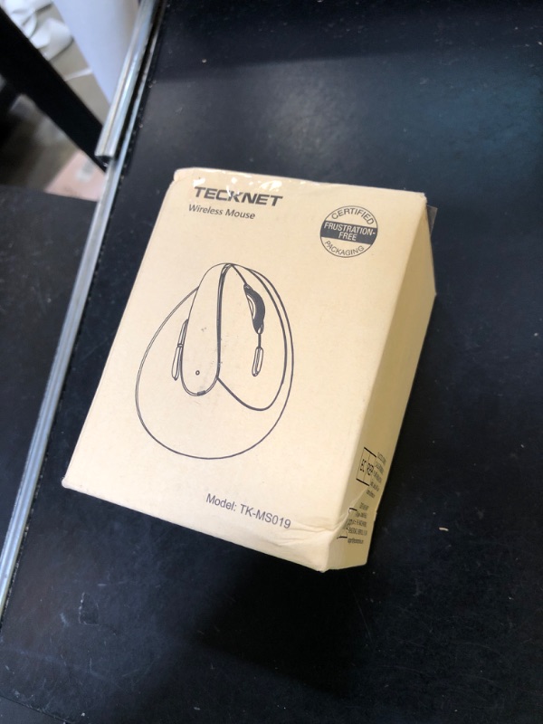 Photo 1 of TECKNET Mini Vertical Wireless Mouse, Ergonomic Mouse for Small Hands, 4800DPI, 5 Adjustable DPI Levels, 6 Buttons, 2.4GHz Silent Optical Wireless Mouse for Laptop, Computers, PCs, Macs