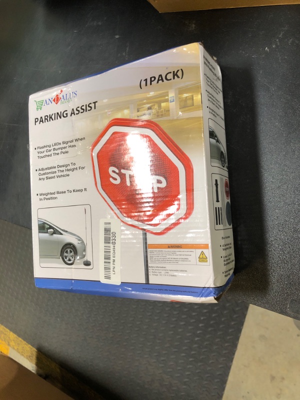 Photo 1 of Andalus Brands Flashing LED Stop Sign Garage Parking Assistant System | Bumper Sensor,Red (1 Pack)