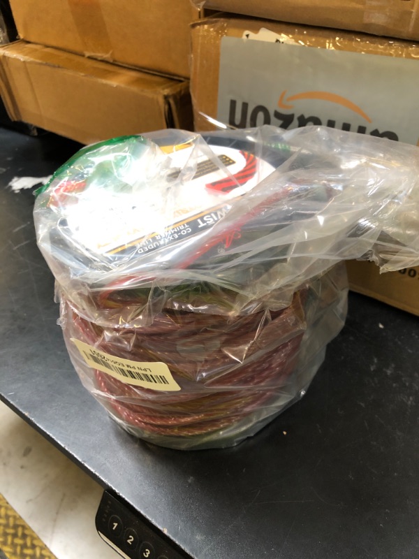 Photo 1 of A ANLEOLIFE 3-Pound Heavy Duty Octa-Twist .155-Inch-by-379-ft Trimmer Line Spool,OTRIXT Co-Extruded Multi-Edge Spiral Weed Eater String, Red