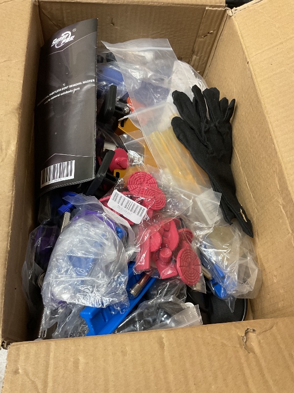 Photo 1 of Super PDR Paintless Dent Repair Kit 148PCS Dent Puller Kit with LED Light Board Can Removal 99% of Car Dents in 30 Minutes for Repair Work of Big Dents, Small Dents, Door Ding, Creases and Hail Damage