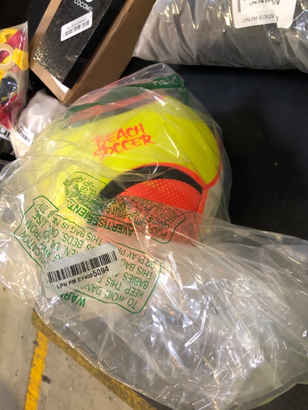 Photo 1 of Capelli Sport Soccer Ball Size 5, Rio Beach Soccer Ball, Outdoor and Indoor Training, Neon Yellow