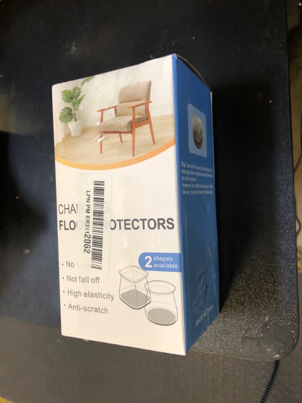 Photo 1 of 32 Pcs Chair Leg Protectors for Hardwood Floors, Silicone Felt Furniture Leg Cover Pad for Protecting Floors from Scratches and Noise, Smooth Moving?Large(Fit Round Diameter?1-5/16" to 2")
