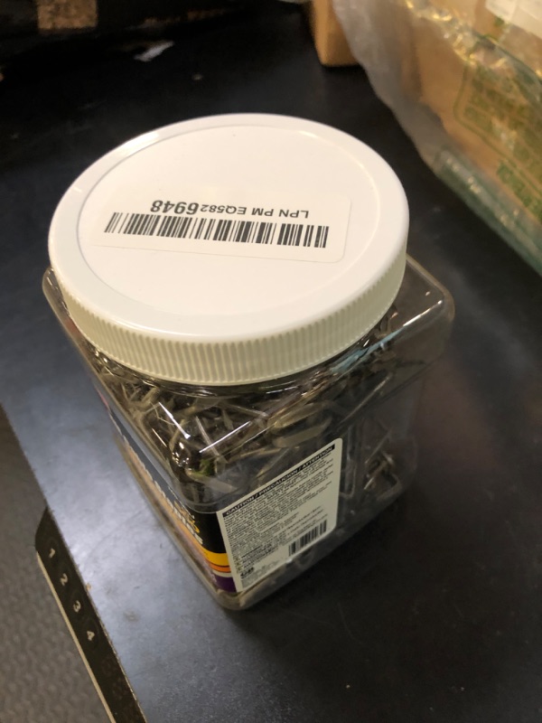 Photo 1 of Gardner Bender MS-500J Metal Cable Staple, Contractor Pack, ½ Inch, Secures: Romex Wire & (NM) Non-Metalic Cable, Graphite Metallic, 500 Count (Pack of 1)