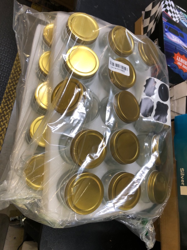 Photo 1 of Encheng 8 oz Glass Jars With Lids, Ball Regular Mouth Mason Jars For Storage,Pickles Canning Jars For Caviar,Herb,Jelly,Jams,Honey,Glass Storage Jars For Kitchen Dishware Safe,Set Of 30