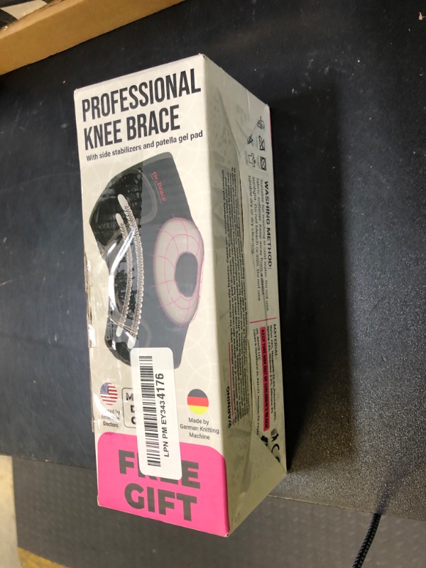 Photo 1 of DR. BRACE ELITE Knee Brace with Side Stabilizers & Patella Gel Pads for Maximum Knee Pain Support and fast recovery for men and women-Please Check How To Size Video (Large, Orion)
