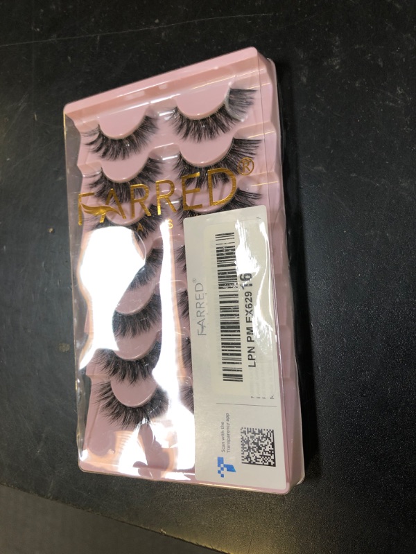 Photo 1 of FARRED Cat Eye Lashes Natural Eyelashes Short Wispy Lash Strips Volume Eyelash Cateye Medium Length False Lashes Natural Looking Hybrid Clusters Full Strip Lashes (A1 | 8-14MM)