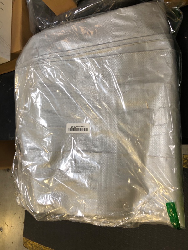 Photo 1 of GUARD SHIELD Heavy Duty Tarp 10x12 Feet Silver Multi Purpose Thick Waterproof Poly Tarp Cover 10mil