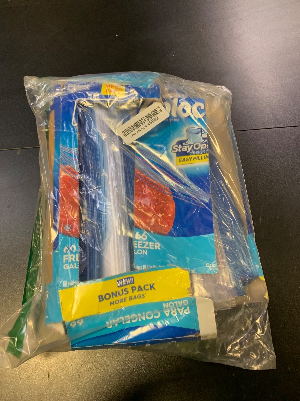 Photo 1 of Ziploc Gallon Food Storage Freezer Bags