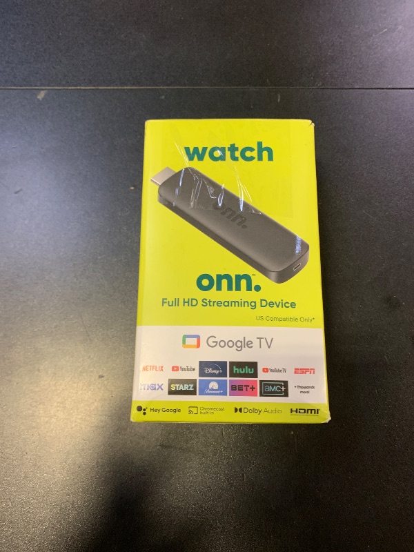 Photo 1 of Onn Android TV Full HD Streaming Device (New, 2023)