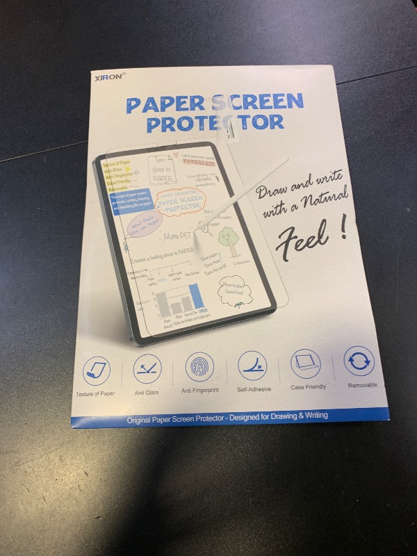 Photo 1 of XIRON 2 Pack Paper Screen Protector for iPad Air 13-inch (M3) 2025/(M2) 2024, Matte PET Film for iPad Air 13-inch 2025, Write and Draw Like on Paper, Anti-Glare & Anti-Scratch