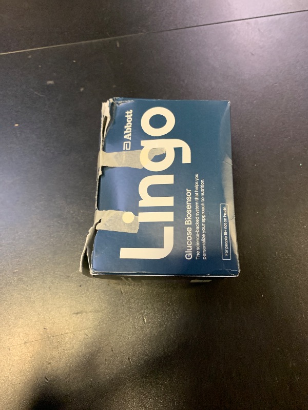 Photo 1 of Lingo Continuous Glucose Monitor (CGM) & App. Made by Abbott. Know the impact of what you eat. 1 Lingo biosensor lasts up to 14 Days*. Designed for iPhone 11 device or Later. US Only.