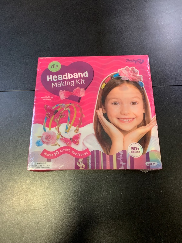 Photo 1 of Pretty Me Headband Making Kit for Girls - Arts & Crafts Gift - Make Your Own Fashion Headbands for Kids - DIY Hair Accessories Set - Gift for Ages 5-12 Year Old Girl - Little Kids Art & Craft Gifts