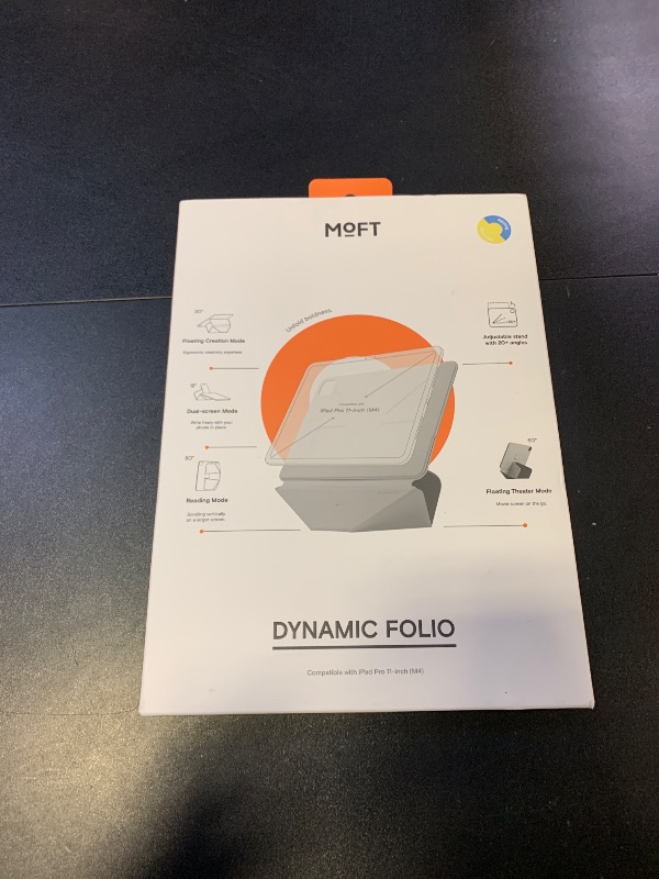 Photo 1 of MOFT Dynamic Folio Case for iPad Pro 11 Inch 2024 5th Gen(M4), Silm Magnetic Stand Case with 20+ Viewing Angles, Auto Wake/Sleep, Ultra Thin, Panna Cotta x Faded Jeans