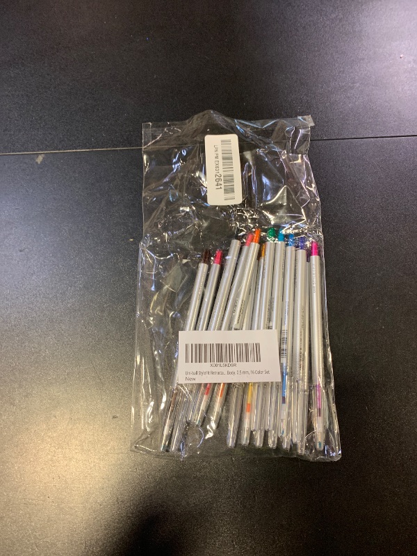 Photo 1 of Uni-ball StyleFit Retractable Gel Ink Pen (UMN-139-05), Slim & Stylish Body, 0.5 mm, 16 Color Set