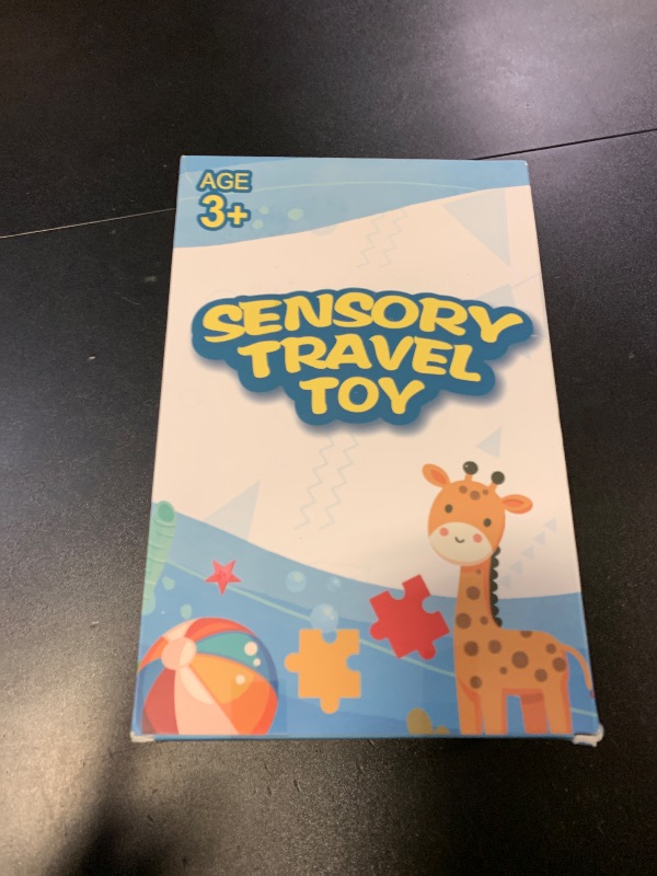 Photo 1 of 6PC Sensory Travel Toys Pack for Toddler 3 4 5 Year Old Airplane Car Travel Activities Road Trip Essential Calm Down Preschool Learning Toys Classroom Must Have for Kid Autistic Fidget Gift for Boys