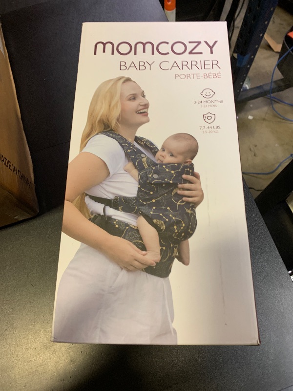 Photo 1 of Momcozy Baby Carrier - Ergonomic, Cozy and Lightweight Carrier for 3-24 Months, Effortless to Put On, Ideal for Hands-Free Parenting, Enhanced Lumbar Support, Purehug for Infant to Toddler, Black