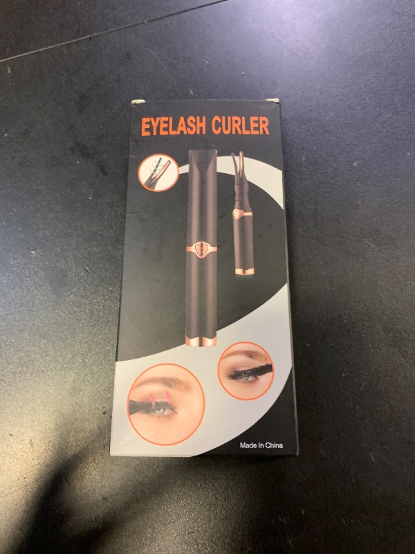Photo 1 of Heated Eyelash Curler, 2-in-1 Clip-Type Design, 3 Temperature Modes, USB Rechargeable, Natural Curling 24H Long-Lasting Curl, Gift for Women & Girls, Brown Black A