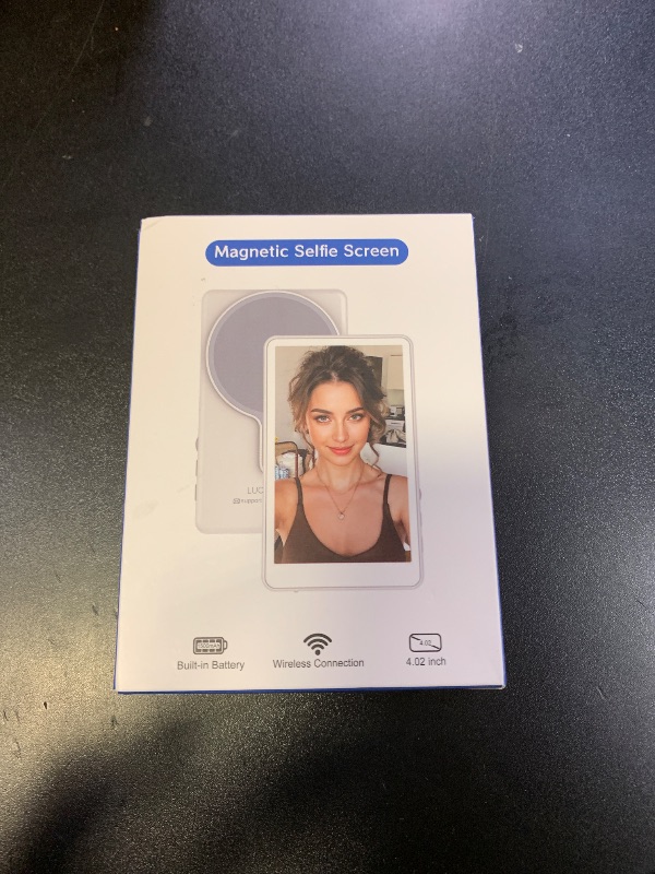 Photo 1 of Selfie Monitor Screen iPhone, Vlog Magnetic 4K 30fps Video Recording for iPhone & Android, Wireless Screen Mirroring with Remote Control, Content Creator Essentials, Live Stream & TikTok