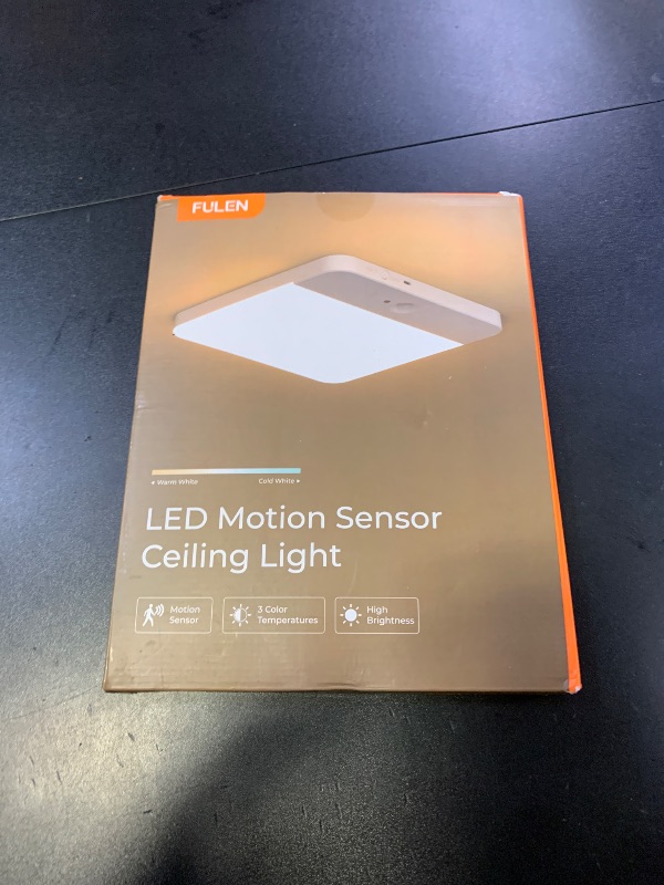 Photo 1 of FULEN Motion Sensor Ceiling Light Fixture, Cordless Closet Light Battery Operated, Rechargeable Magnetic Mount LED Shower Light for Bathroom,Stairs,Garage,Hallway,3 Color Temperatures,Remote Control