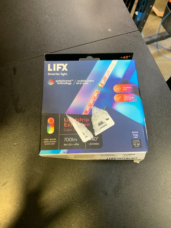 Photo 1 of LIFX Lightstrip 40" Extension Only (no Controller or Supply Included), Wi-Fi Smart LED Light Strip, Full Color with Polychrome Technology™.