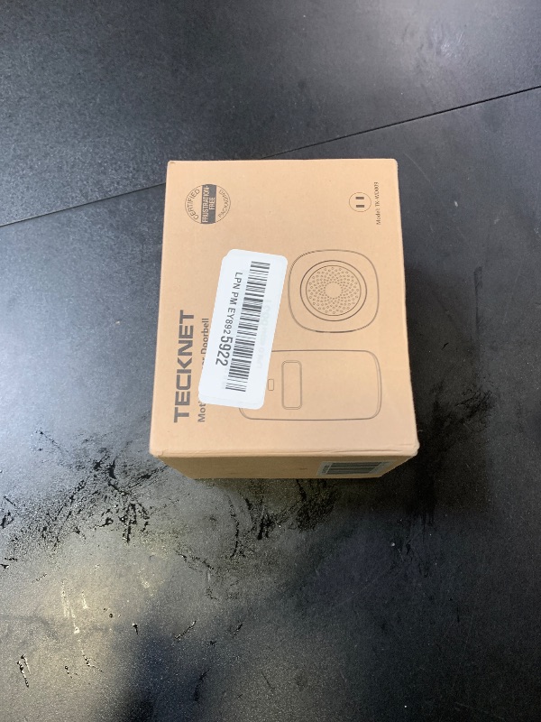 Photo 1 of Wireless Motion Sensor Door Chime, Fast Detection PIR Entry Alert(10S Interval Alarm) with 61 Chimes, 5 Volume Levels, RGB Light Indicator, Easy Install for Business, Home, Store, Elderly, Visitors