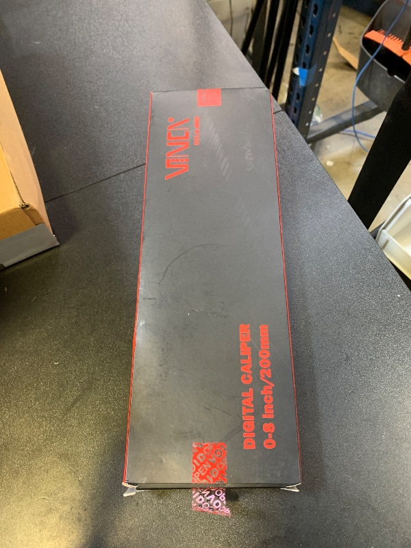 Photo 1 of VINCA IP54 Grade Digital Caliper, DCLA-0805 8 Inch/200mm, Inch/Millimeter/Fractions Conversion, Stainless Steel, Large LCD Screen