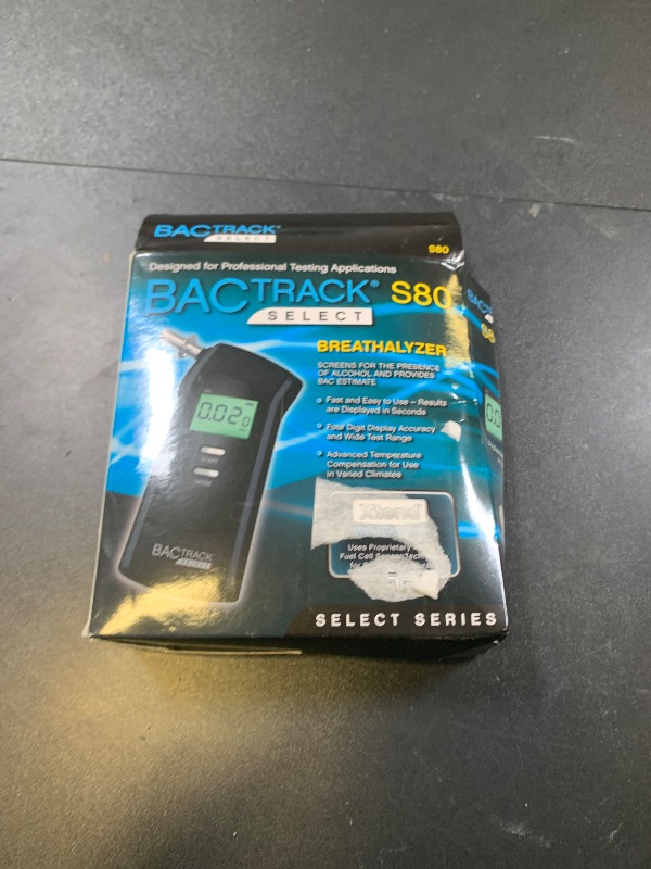 Photo 1 of BACtrack S80 Breathalyzer | Professional-Grade Accuracy | DOT & NHTSA Approved | FDA 510(k) Cleared | Portable Breath Alcohol Tester for Personal & Professional Use