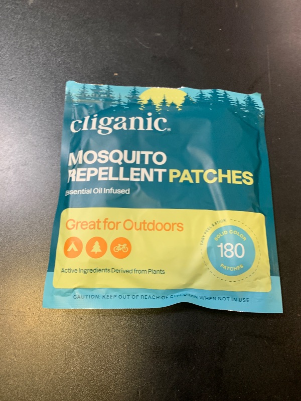 Photo 1 of Cliganic Mosquito Repellent Stickers (180 Pack) - Patches for Kids & Adults, Natural DEET-Free, Citronella Essential Oil Infused