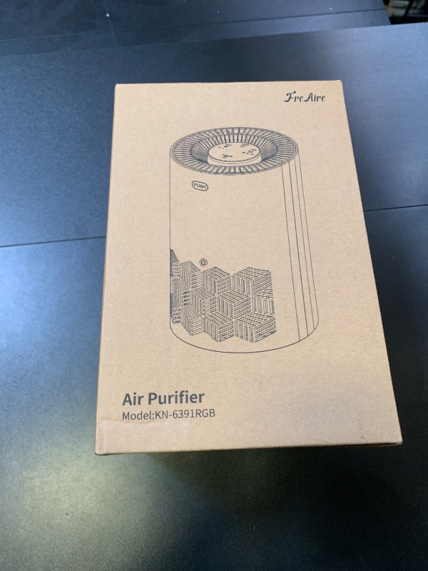 Photo 1 of FreAire Air Purifiers for Bedroom Covers Up to 1086 Ft², Air Purifiers for Home, HEPA Air Purifier with RGB Lights, Air Purifier Removes Dust Smoke Pollen Dander Smell, for Home/Pets/Bedroom