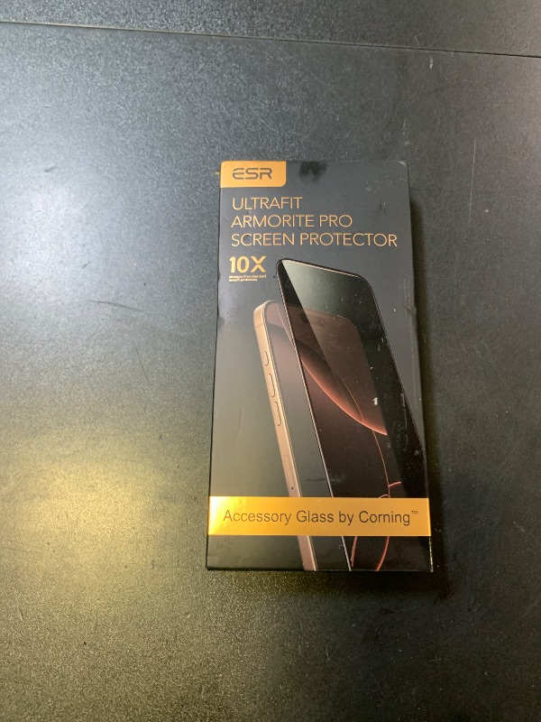 Photo 1 of ESR Accessory Glass by Corning™ 3 Pack 9H+ Glass for iPhone 16/15 Screen Protector, Military Grade Shatterproof & Durable with UltraFit Tray