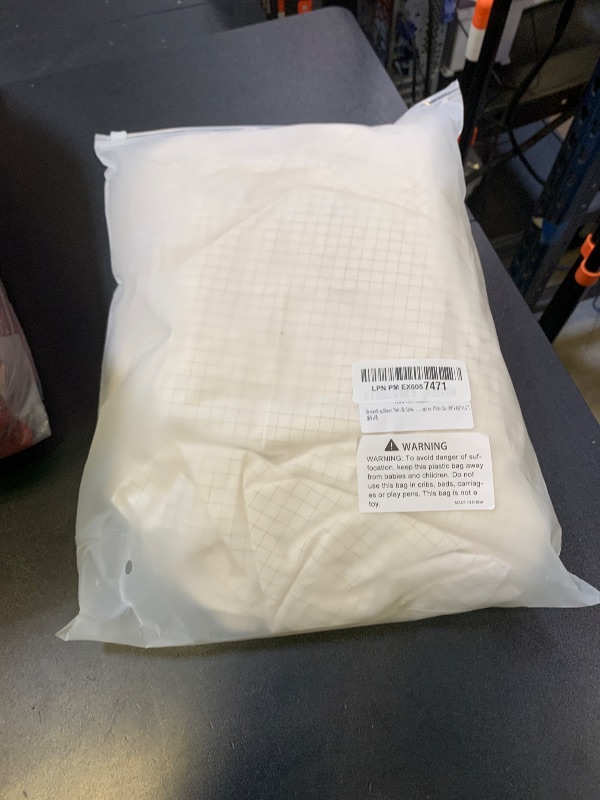 Photo 1 of Grounding Sheet Twin XL Size?10% Pure Silver Fiber+400 Thread Count Organic Cotton?Soft Earth Grounding Bed Fitted Sheets with Grounding Cord +US Safe Adapter (Twin XL- 39"x 80"x13")
