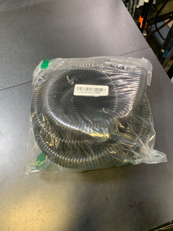 Photo 1 of 10 Foot Long Dust Collection Power Tool Hose Kit for Multiple Types/Brands of Power Tools and Work Shop Vacuums with Threaded Fittings (Hose)