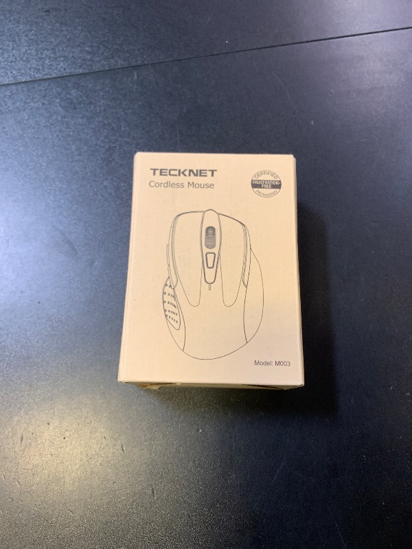 Photo 1 of TECKNET Wireless Mouse, 2.4G Ergonomic Optical Mouse, Computer Mouse for Laptop, PC, Computer, Chromebook, Notebook, 6 Buttons, 24 Months Battery Life, 2600 DPI, 5 Adjustment Levels, for Small Hand