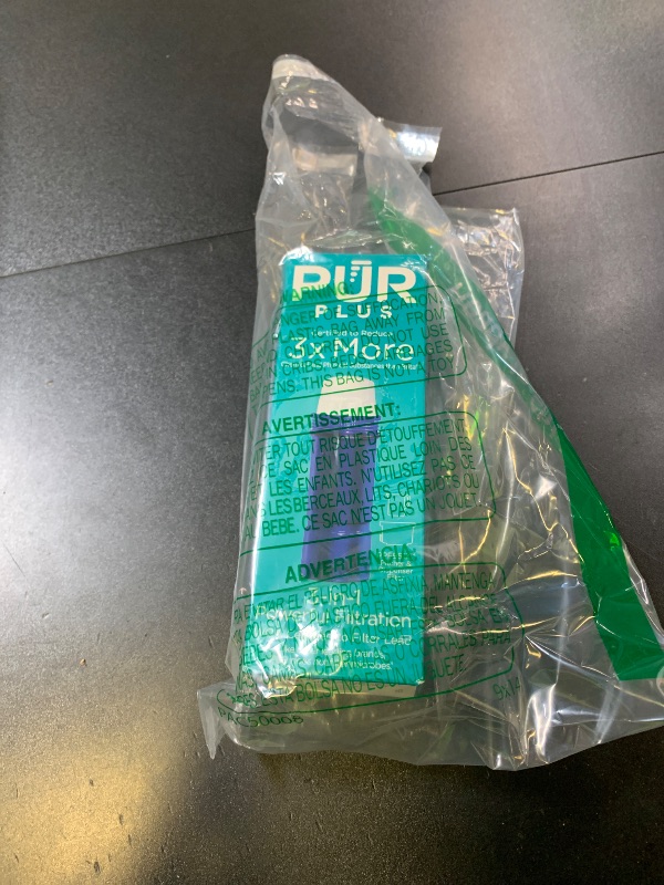Photo 1 of PUR PLUS Lead Reducing Water Pitcher and Dispenser Replacement Filter 1-Pack, NSF and WQA Certified – Compatible with all PUR brand Pitchers and Dispensers, Blue, PPF951K1