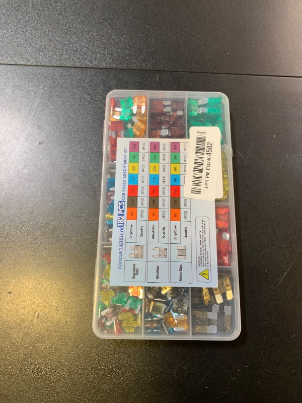 Photo 1 of 182PCS Car Fuses Assortment Kit, Professional Blade Fuses Automotive - Standard & Mini & Low Profile Mini Fuse (5A/7.5A/10A/15A/20A/30A/40A), cooclensportey Mixed Auto Fuse for Boat, Auto, RV, Truck