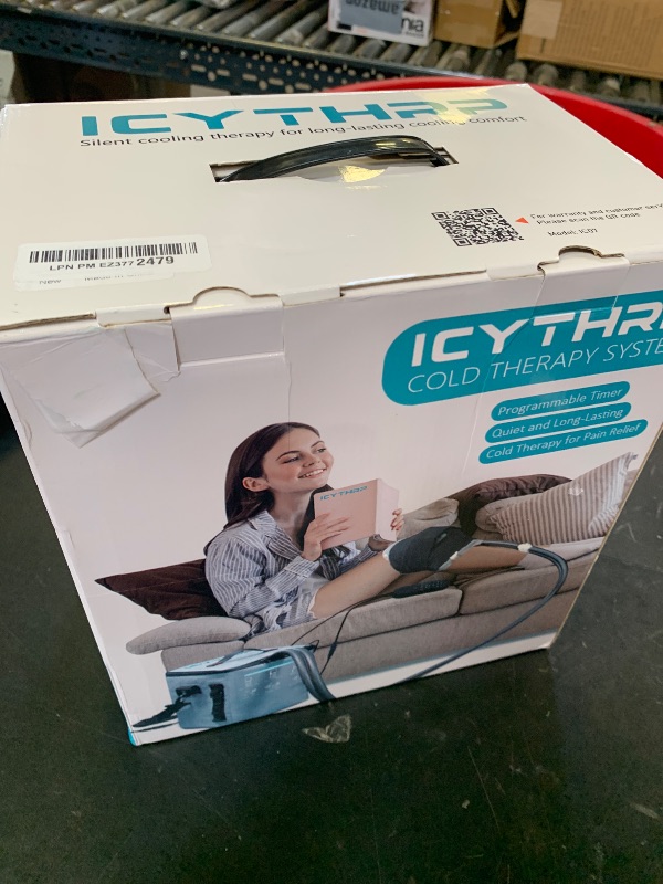 Photo 1 of ICYTHRP Cold Therapy Machine with Programmable Timer, Portable Ice Machine for Knee After Surgery, Knee Replacement Recovery System for Pain Relief w/Compression Pad for Shoulder, Hip and Ankle
