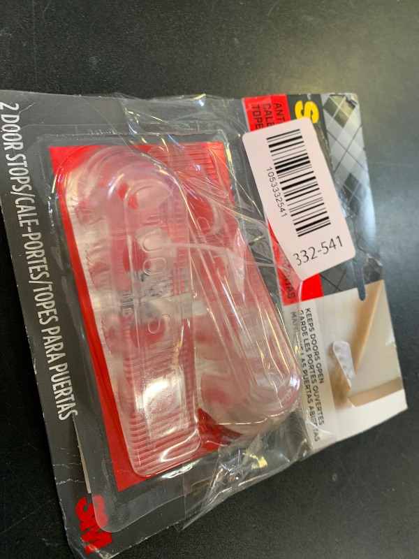 Photo 1 of Scotch Door Stoppers, 2 Count, 1-1/8 in., Flexible Material Assures Snug Fit Under Doors, Easy to Use Stops for Bottom of Door (SP947)