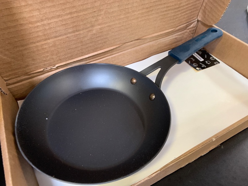 Photo 1 of Tramontina Carbon Steel 8.5-Inch Small Frying Pan with Silicone Grip, Naturally Non Stick Skillet, Oven Safe