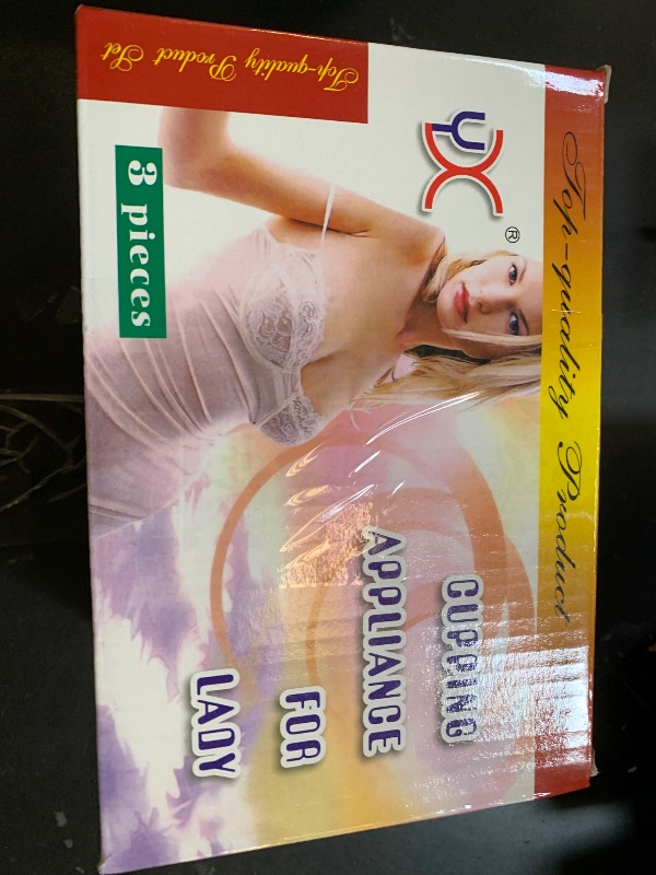Photo 1 of Healifty 1 Set Breast Vacuum Cupping Professional Buttock Lift Body Massage Cupping Vacuum Cupping Machine Accessories for Women Ladies