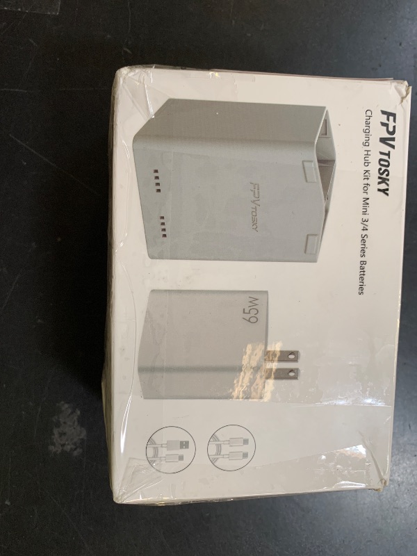 Photo 1 of Professional Battery Charger for DJI Mini 3 Pro Mini 4 Pro Series Battery,DJI Accessories Rapid Charging Set with 65W Power Adapter, Fast Charging Hub, Dual Batteries Quick Charging Simultaneously