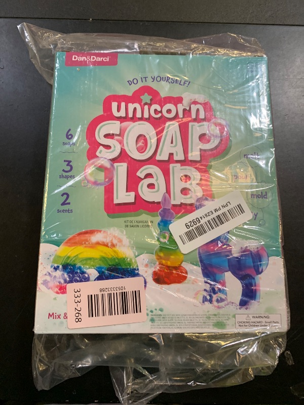 Photo 1 of Dan&Darci Unicorn Soap Making Kit - Girls Crafts DIY Project Age 6+ Year Old Kids - Unicorn Girl Gifts - Science STEM Activity Teenage Gift - Make Your Own Soap Kits - Craft Toys Ages 6 7 8 9 10 11 12