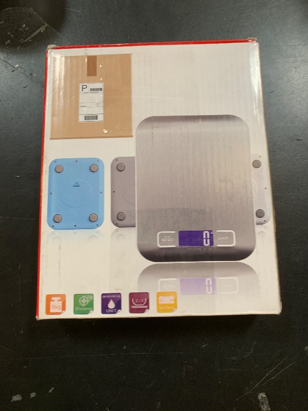 Photo 1 of Emarful Kitchen Food Digital Scale Portable Postal Scale for Small Business Packages, Food, Handmade Goods, Liquids, with Large LCD Display High-Precision 1g Accuracy (Rose Gold Rechargeable(5kg/1g))