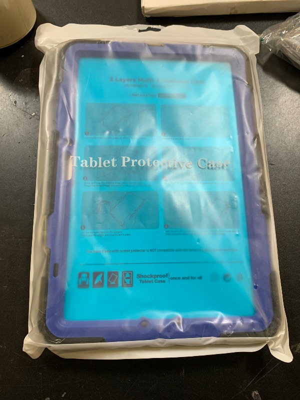 Photo 1 of HXCASEAC Case for Samsung Galaxy Tab S10 Lite / S10 FE / S9 FE 5G 10.9 inch, Shockproof Design with Screen Protector/Hand Strap/S Pen Holder, Protective Samsung Galaxy S10 Lite Tablet Case, Blue