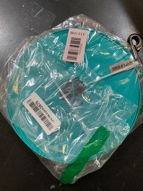 Photo 1 of Wolfone 50ft Viridian Green Long Leash - Waterproof Training Dog Leash for Recall, Swimming, Camping, Beach, Hunting, Walking