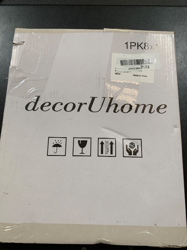 Photo 1 of decorUhome 8x10 Picture Frame, Display Pictures 5x7 with Mat or 8x10 without Mat, Wall & Tabletop Display Photo Frame, Black, 1 Pack
