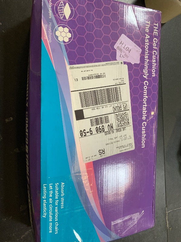 Photo 1 of Gel Seat Cushion, Cooling seat Cushion (Super Large & Thick), Breathable Honeycomb Design Absorbs Pressure Points Seat Cushion, Gel Cushion for Office Chair, Home Car seat Cushion for Wheelchair