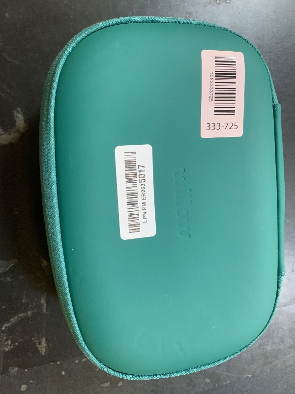 Photo 1 of Willow Breast Pump Carrying Case, Teal, Use with Hands Free Wearable Breast Pumps, Ultra Durable Hard Shell Breast Pump Case with Removable Tray, Compact and Discreet
