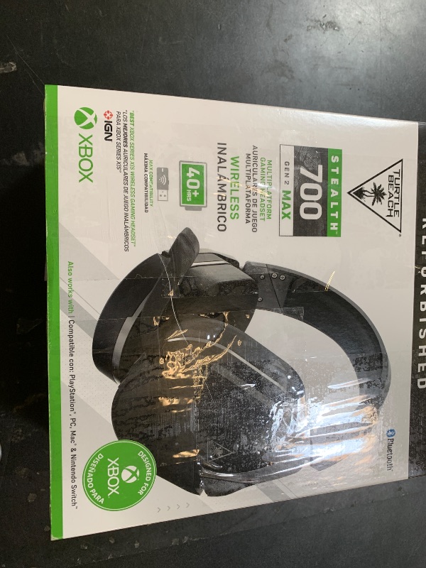 Photo 1 of Turtle Beach Stealth 700 Gen 2 MAX Multiplatform Amplified Wireless Gaming Headset - Xbox Series X|S, Xbox One, PS5, PS4, PC – Bluetooth, 40-Hr Battery, 50mm Speakers- Black (Renewed)